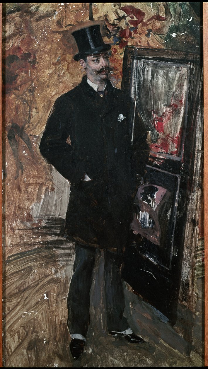 Şair Hanvin#39;in portresi by Giovanni Boldini