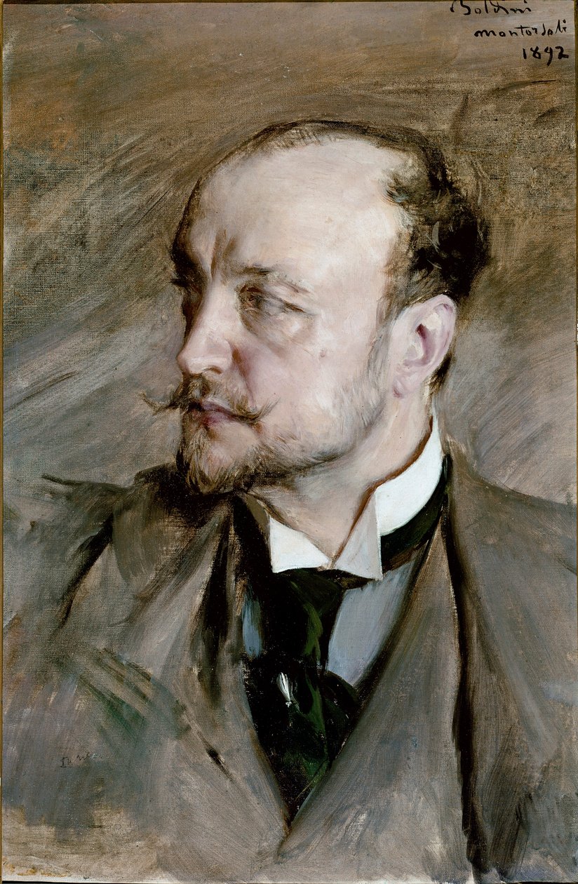 Self Portrait a Montorsoli Tablosu Giovanni Boldini (1842-1931) 1892 Güneş 59x39 cm Floransa, Uffizi Galerisi by Giovanni Boldini