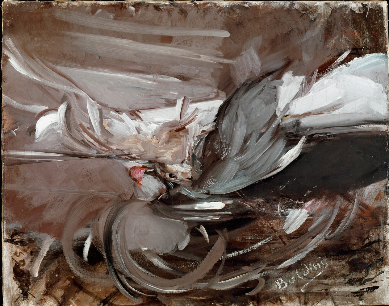 Oyun Boyama ile Natürmort Giovanni Boldini (1842-1931) 1911 Dim. 75x93 cm Pistoia, Boldini Koleksiyonu by Giovanni Boldini