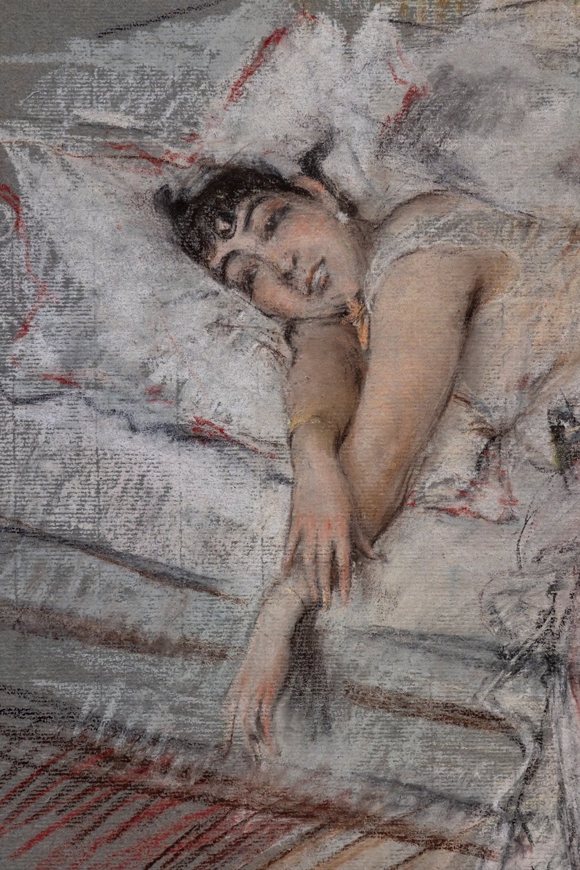 Rasty Kontesi Yatakta, detay by Giovanni Boldini