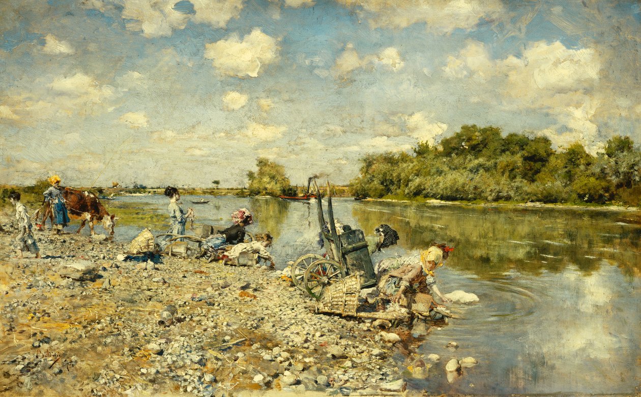 Çamaşır; La Lavandaie, 1874 by Giovanni Boldini
