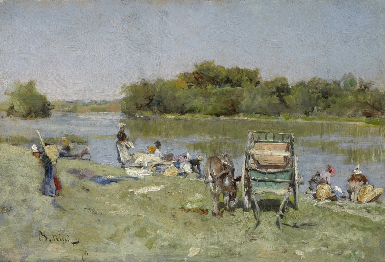 Çamaşırcı Kadınlar, 1874 by Giovanni Boldini