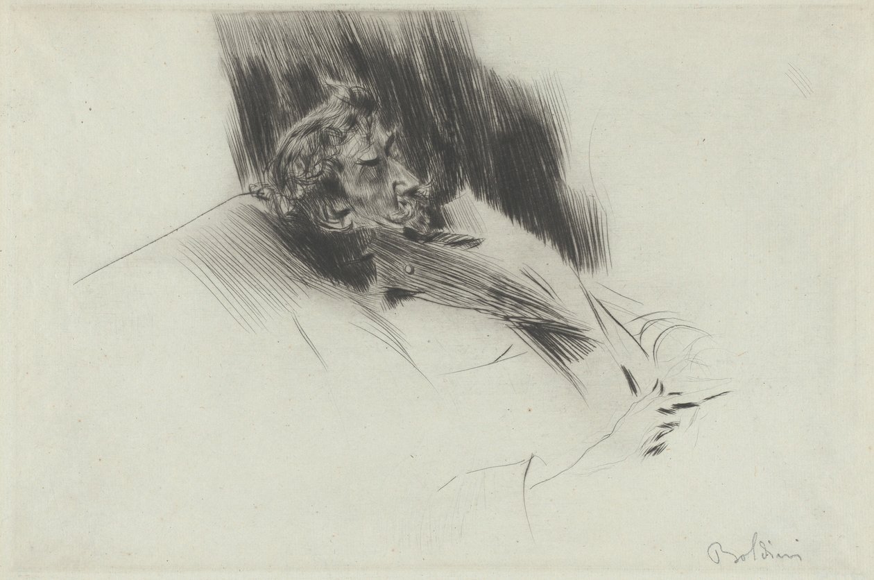 ıslık uykuda by Giovanni Boldini