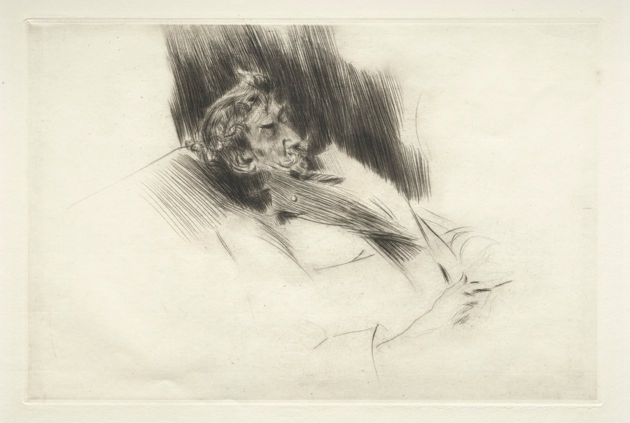 Whistler Uykuda, 1897. by Giovanni Boldini