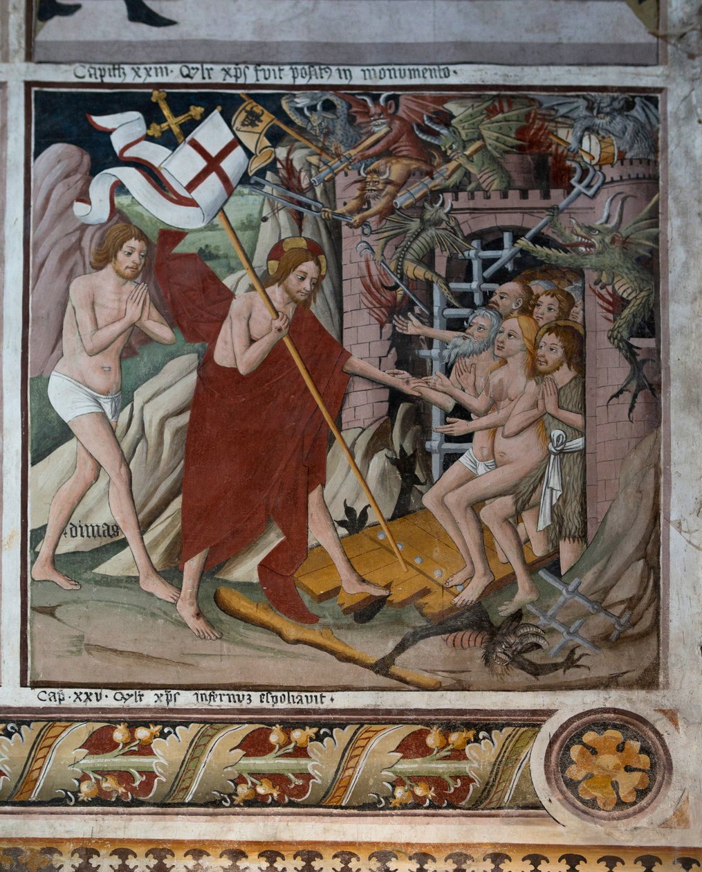 Cehenneme iniş, c.1492 by Giovanni Canavesio