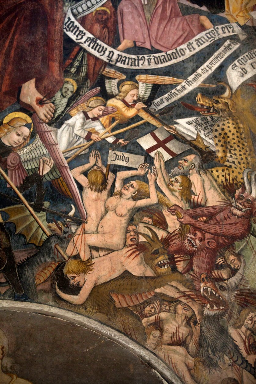 Son Yargı, c.1492 (3702475 detayı) by Giovanni Canavesio