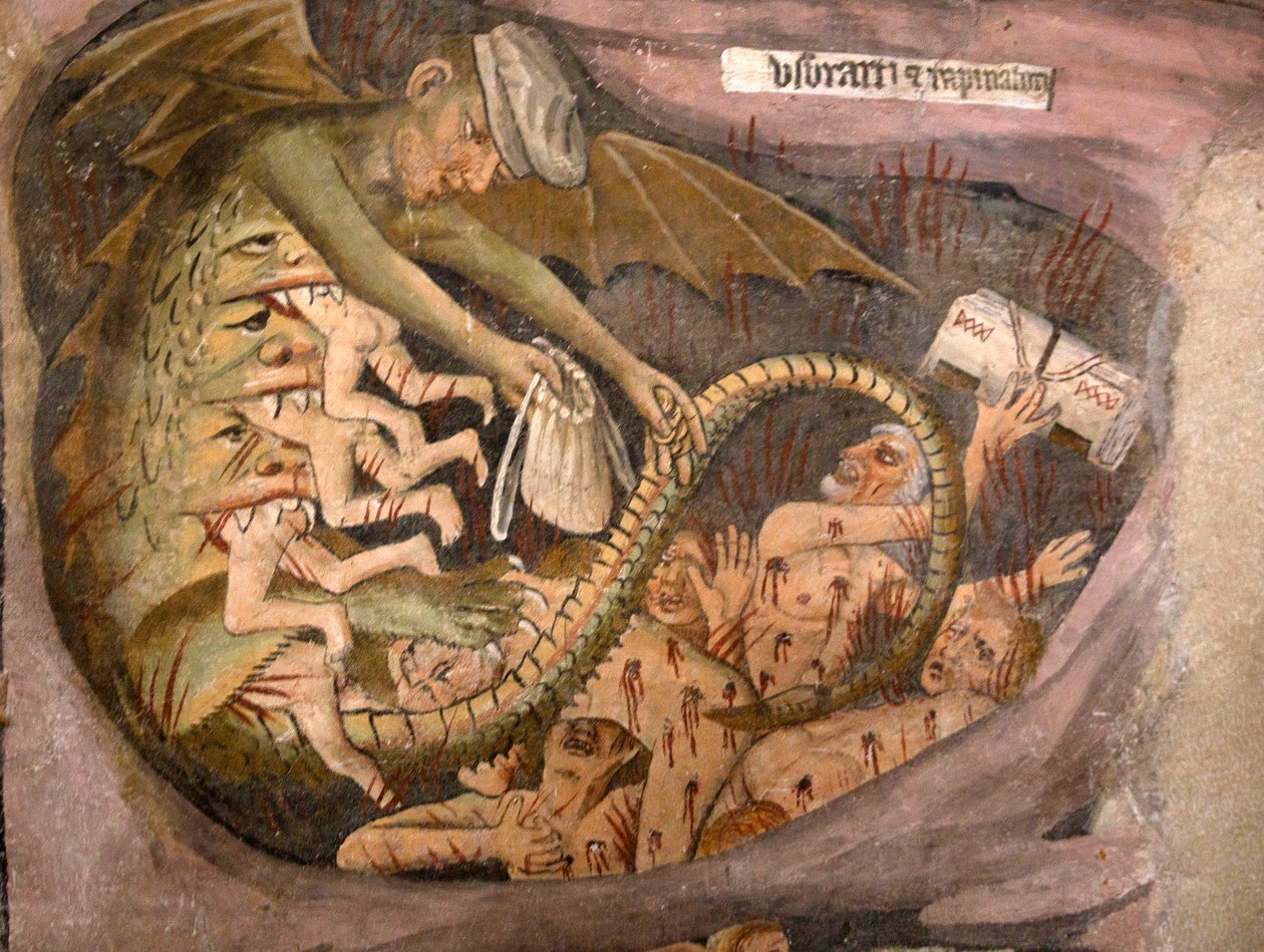 Son Yargı, c.1492 (3702475 detayı) by Giovanni Canavesio