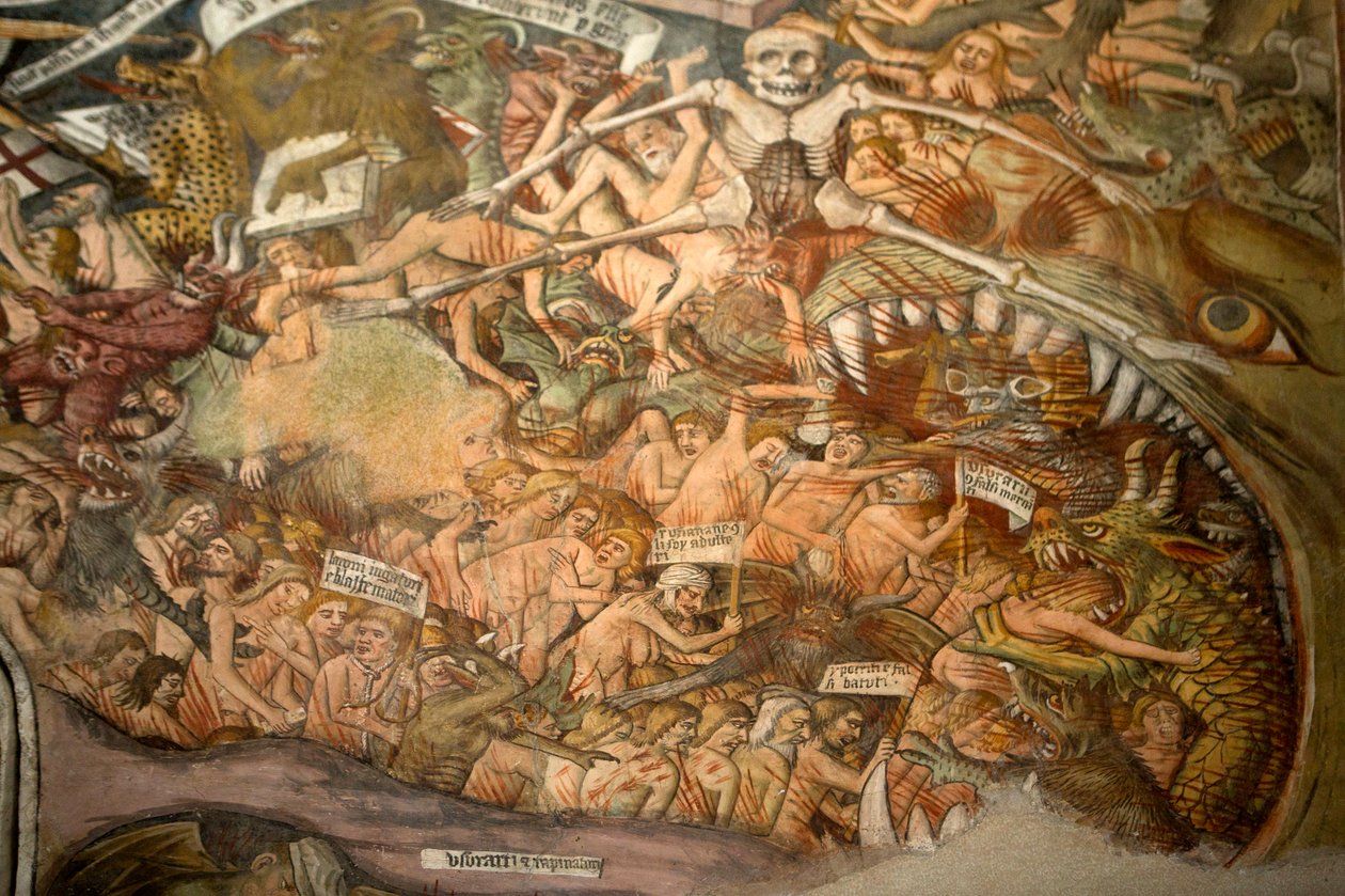 Son Yargı, c.1492 (3702475 detayı) by Giovanni Canavesio