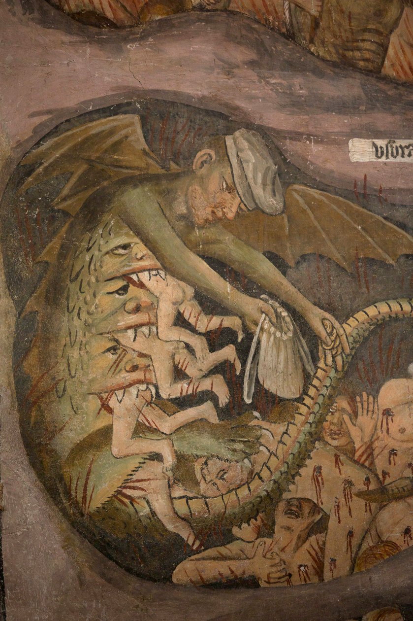 Son Yargı, c.1492 (3702475 detayı) by Giovanni Canavesio