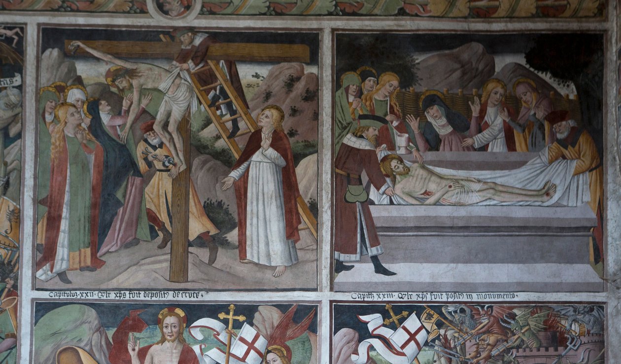 Scenes from the Passion of Christ, c.1492 (fresco) by Giovanni Canavesio
