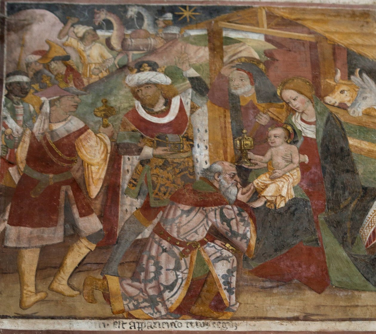 Üç Kralın Hayranlığı, c.1492 by Giovanni Canavesio