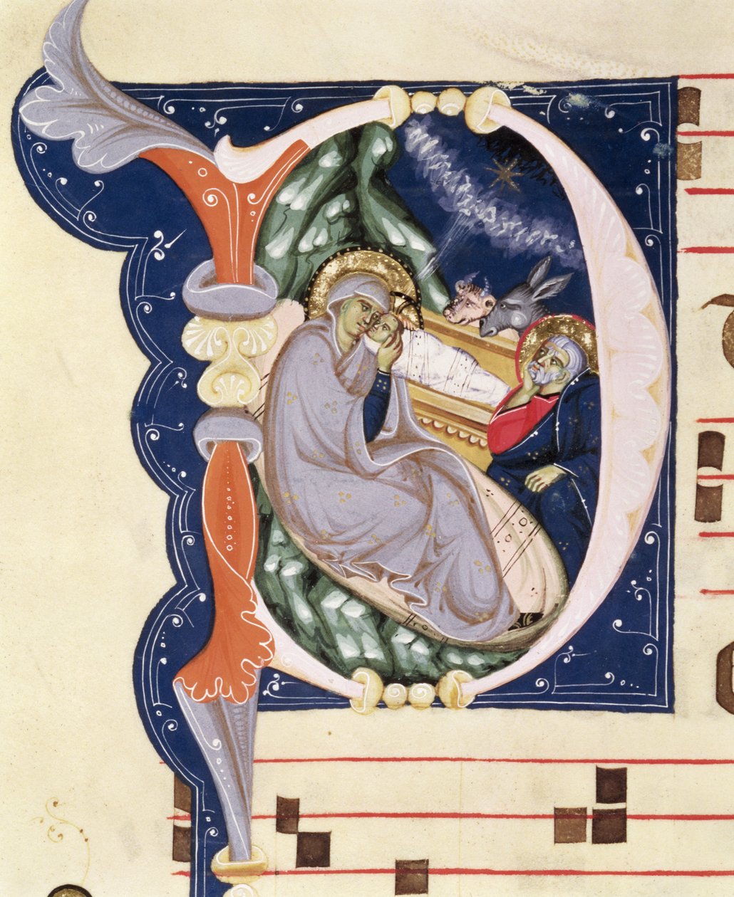 Ms 561 f.31v 14. yüzyılın başlarında San Jacopo di Ripoli Manastırı