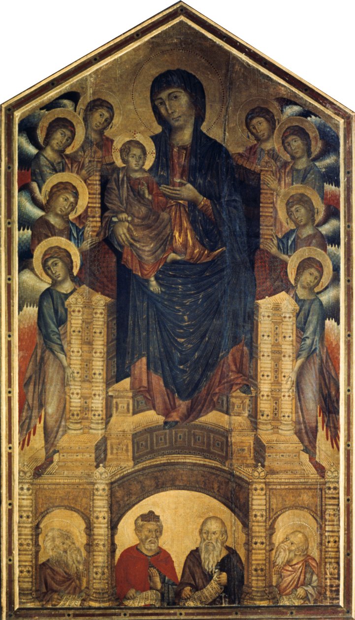 Majesteleri Majestelerindeki Madonna, 1285-1286 by Giovanni Cimabue