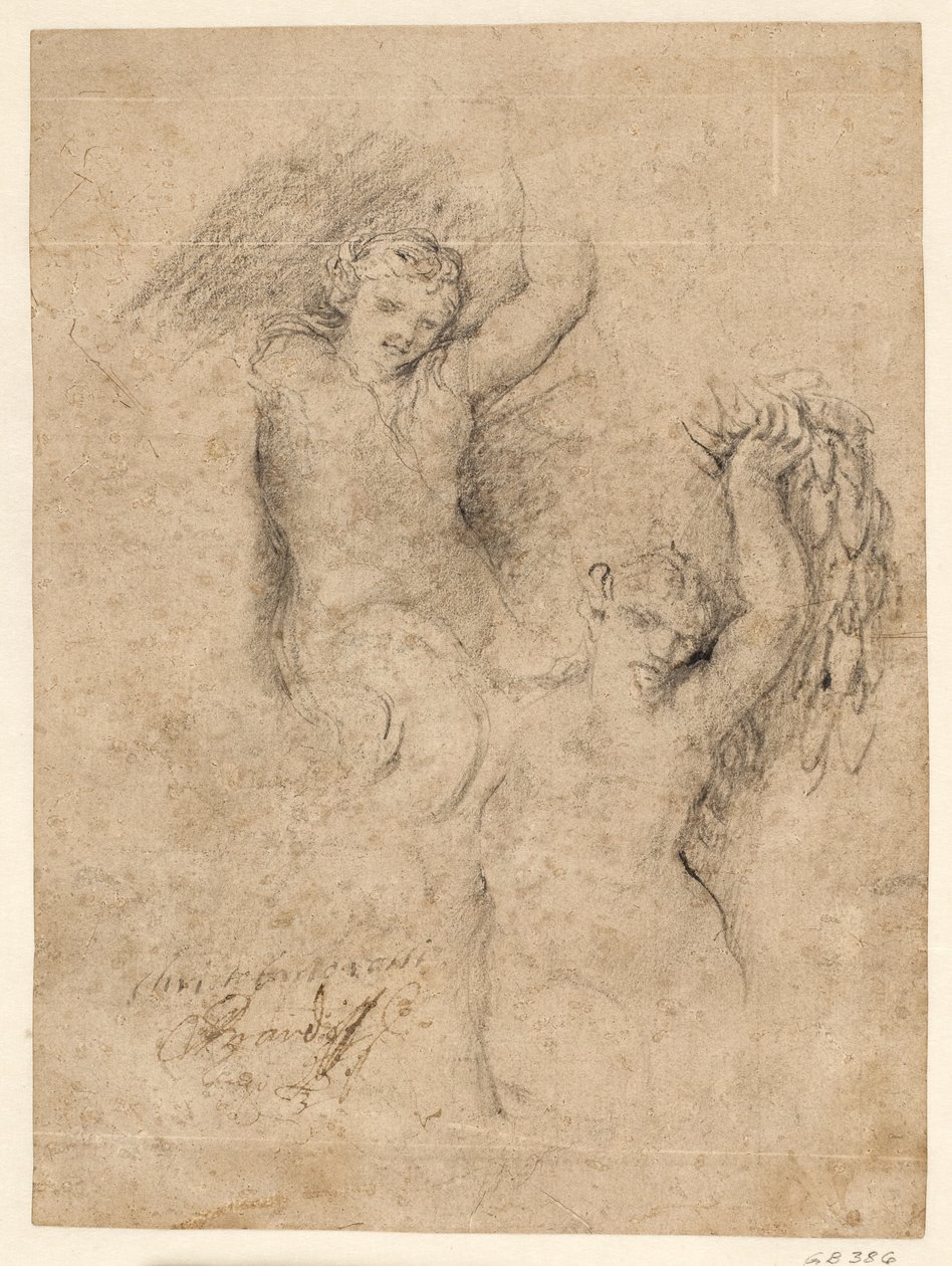 Bir nereid ve bir satir by Giovanni Coli