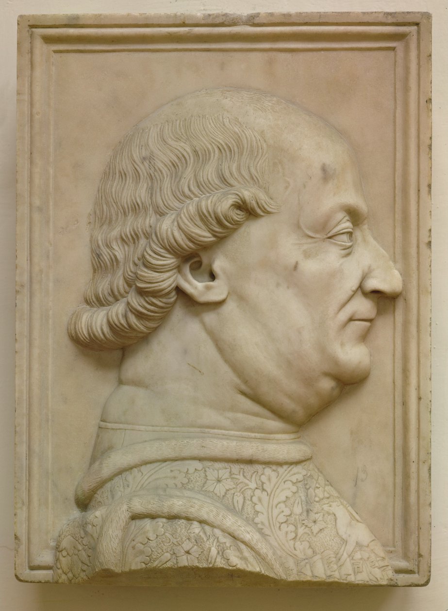Francesco Sforza, Milano Dükü, condottiere ve Visconti ailesinin halefi by Giovanni Cristoforo Romano