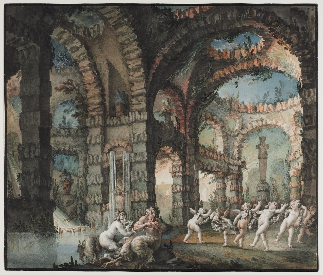 Dans Eden Kerubiler ile Satirler Ailesi by Giovanni David