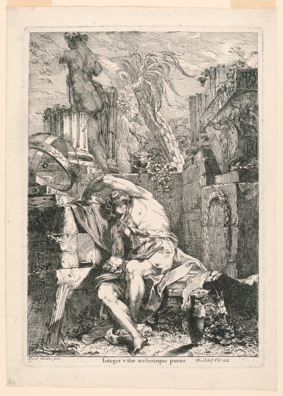 Tamsayı özgeçmişi (Horace, Odes. Kitap I,22) by Giovanni David