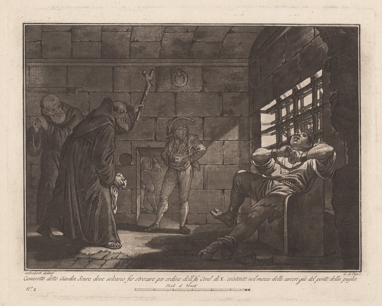 Boğularak İnfazlar için "Giardin Scuro" by Giovanni De Pian, after Francesco Galimberti