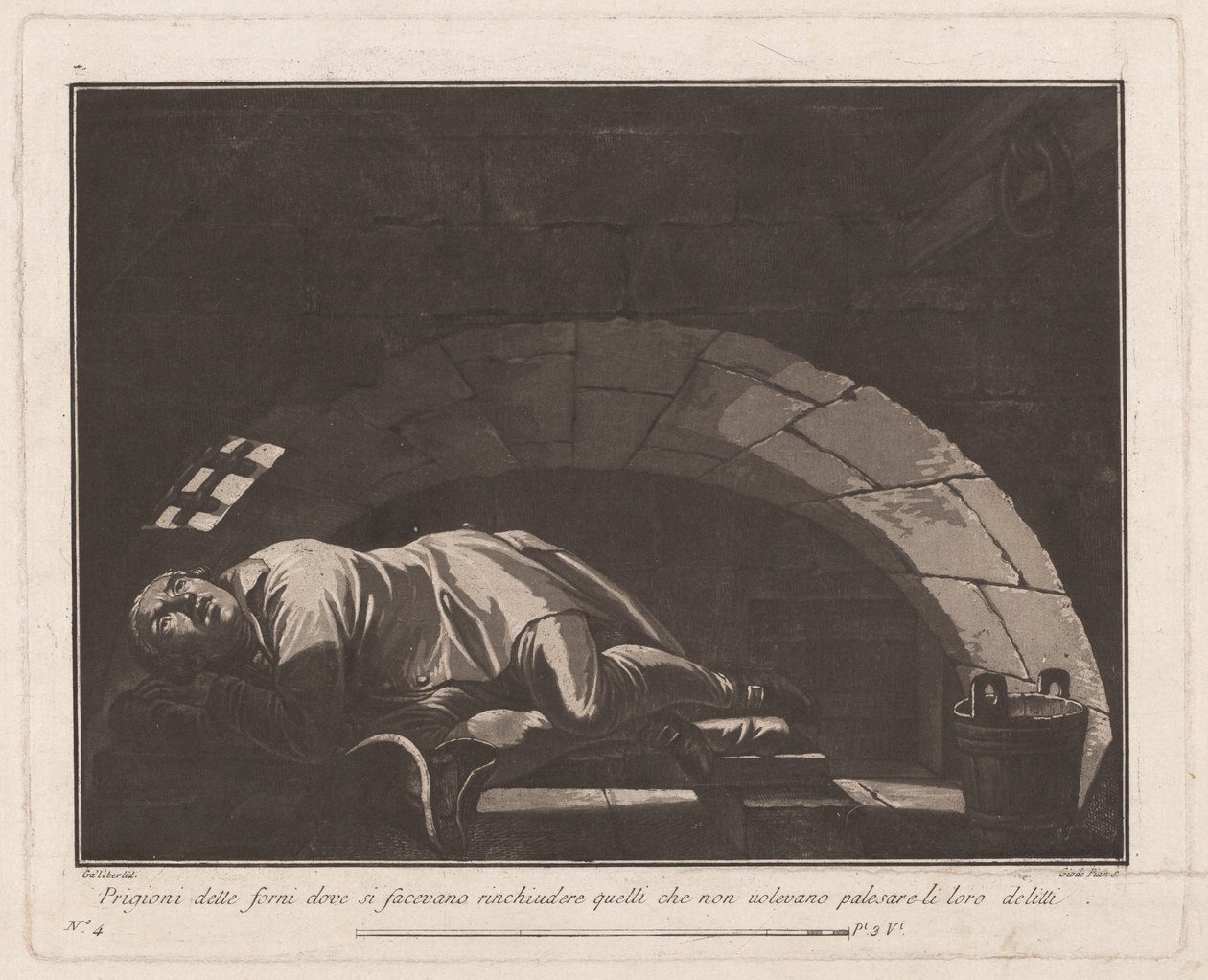 Suçlarını Kabul Etmeyenlere "Fırınlar" by Giovanni De Pian, after Francesco Galimberti