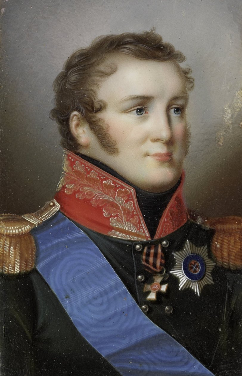 Alexander I (1777-1825), Rusya İmparatoru Portresi by Giovanni Domenico Bossi