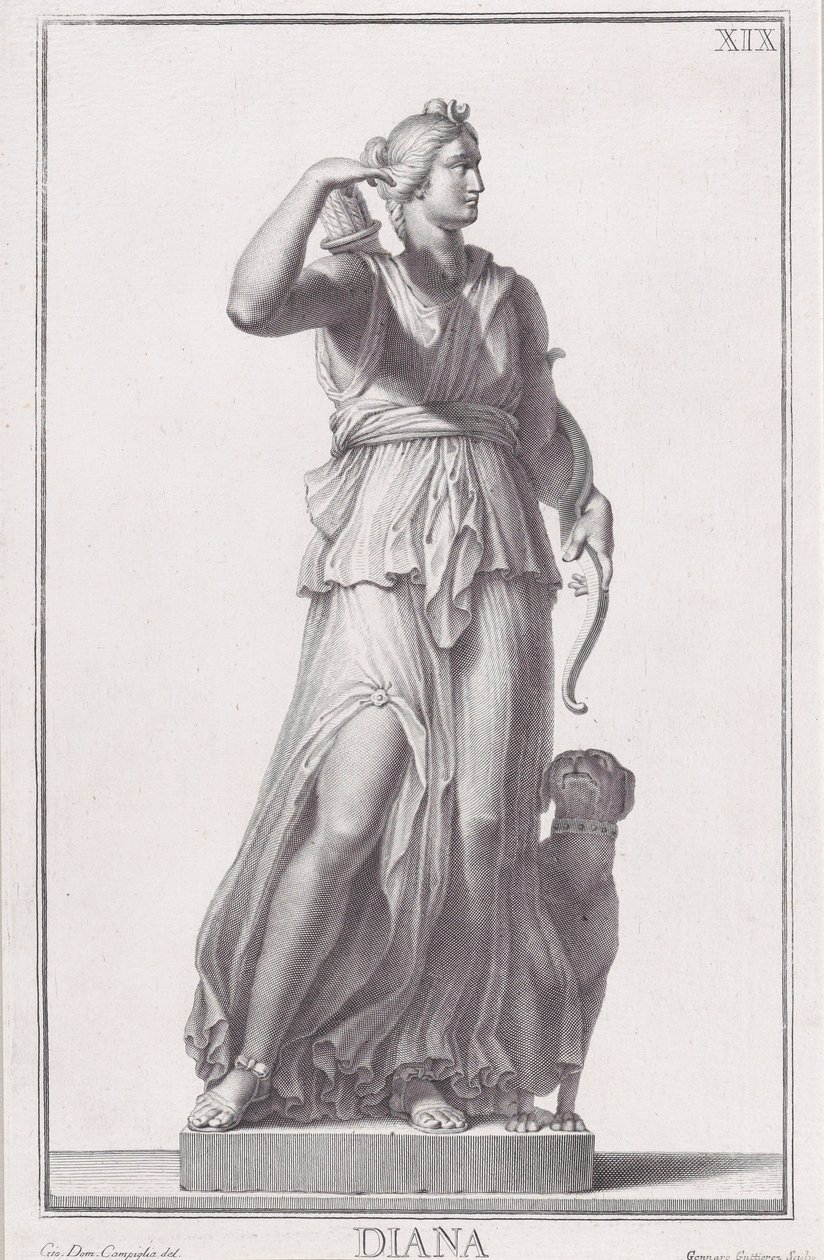 Diana Heykeli, 1734. by Giovanni Domenico Campiglia