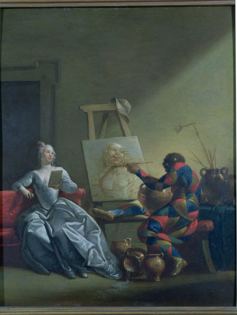 Harlequin Ressamı, c.1742 by Giovanni Domenico Ferretti