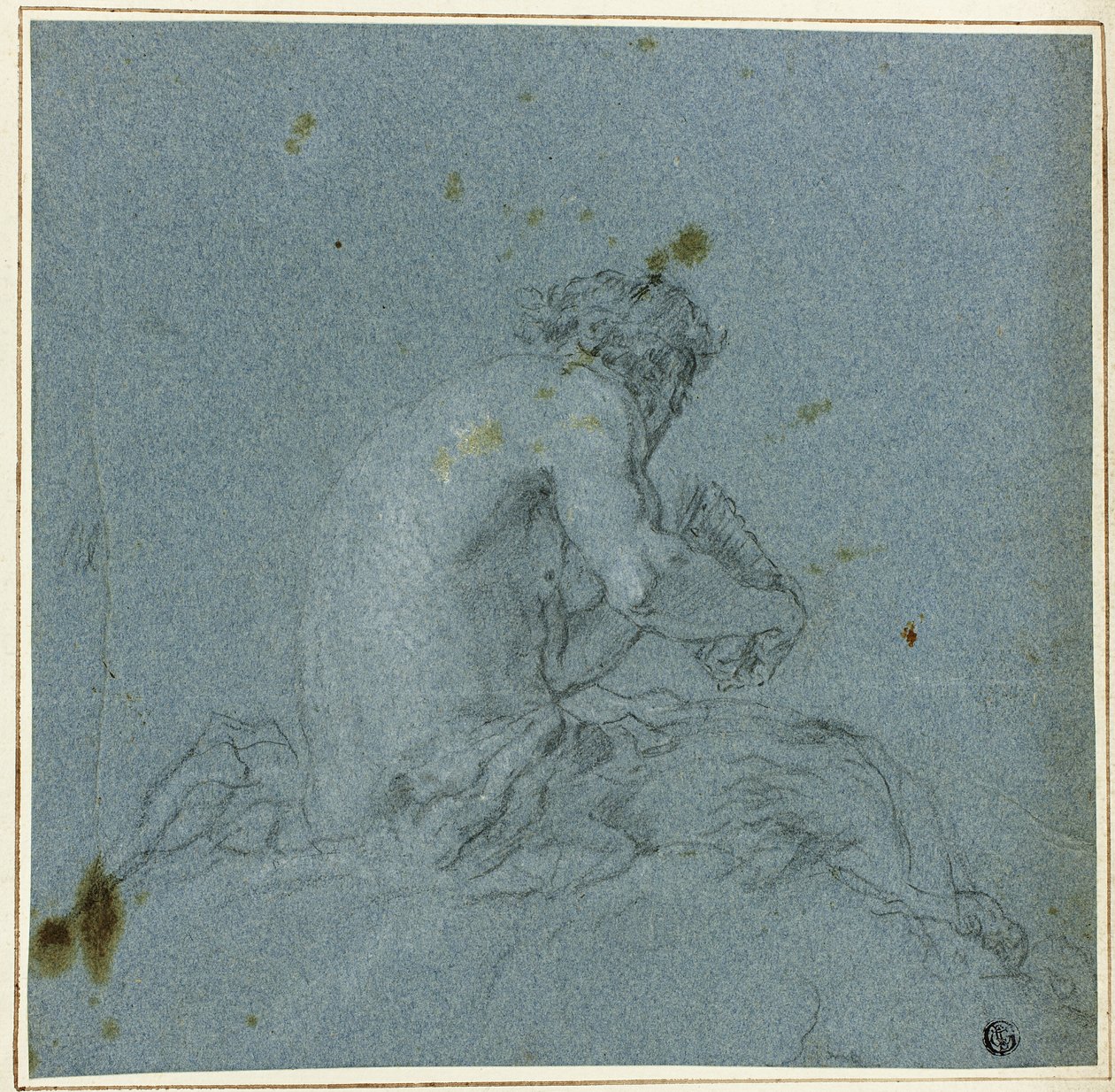 Pipolarını Oynayan Bir Satir by Giovanni Domenico Tiepolo