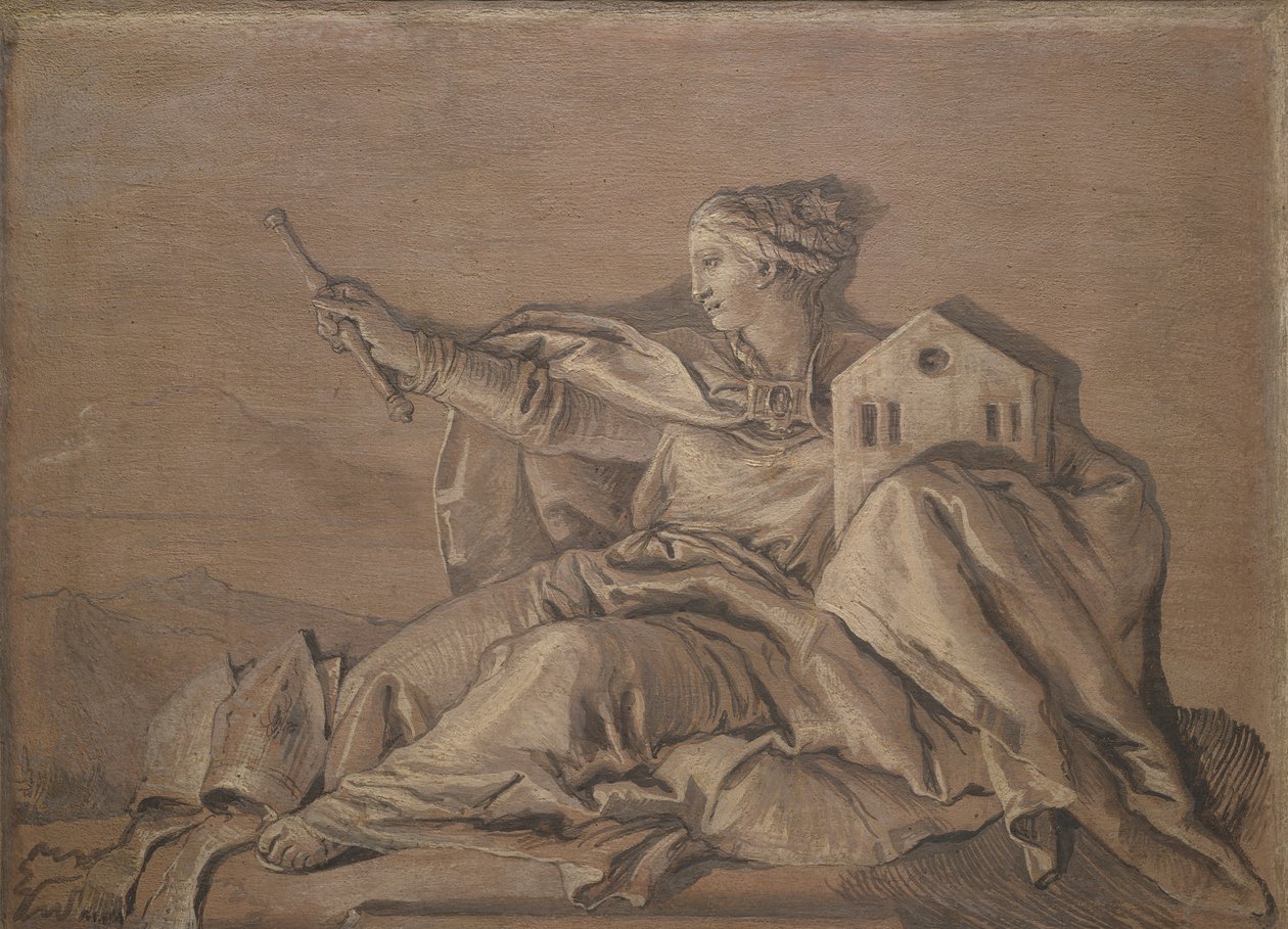 Avrupa. by Giovanni Domenico Tiepolo