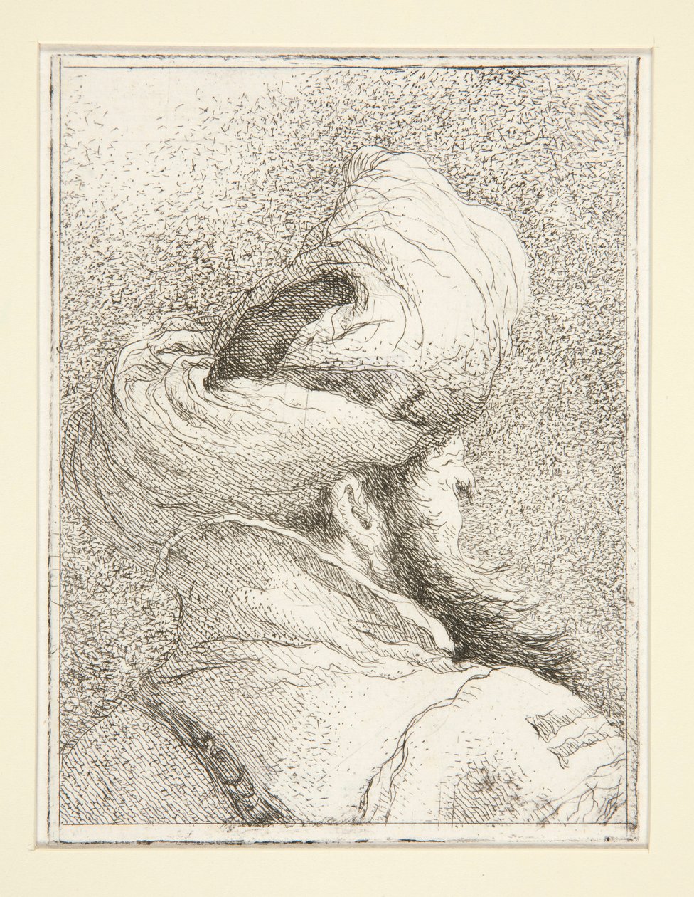 Bir Türk Başkanı, Raccolta di Teste serisinden, Libro Secondo (Başlar Koleksiyonu, İkinci Kitap) by Giovanni Domenico Tiepolo