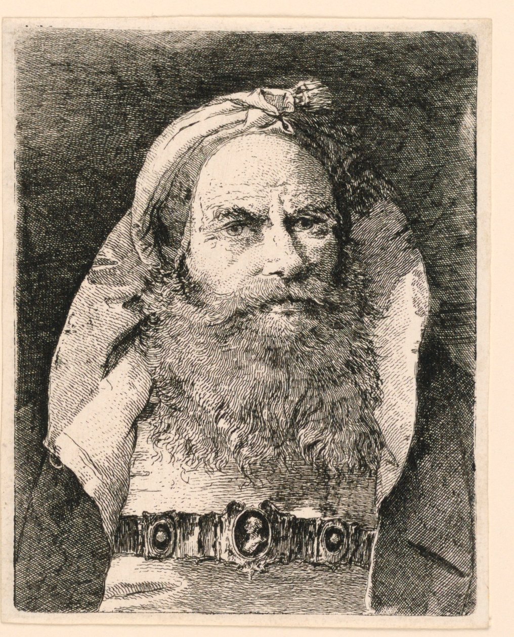 kafaların toplanması by Giovanni Domenico Tiepolo