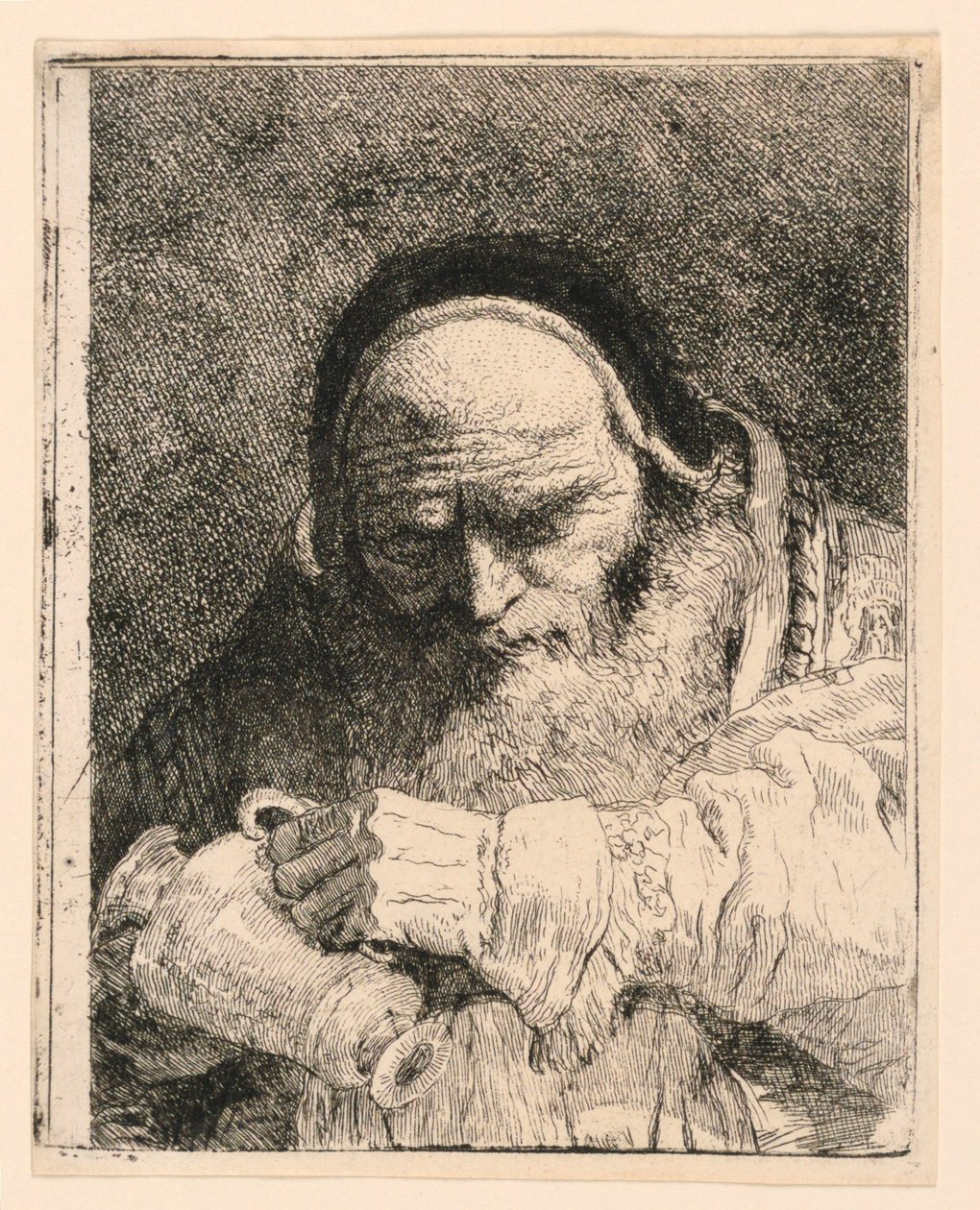 kafaların toplanması by Giovanni Domenico Tiepolo