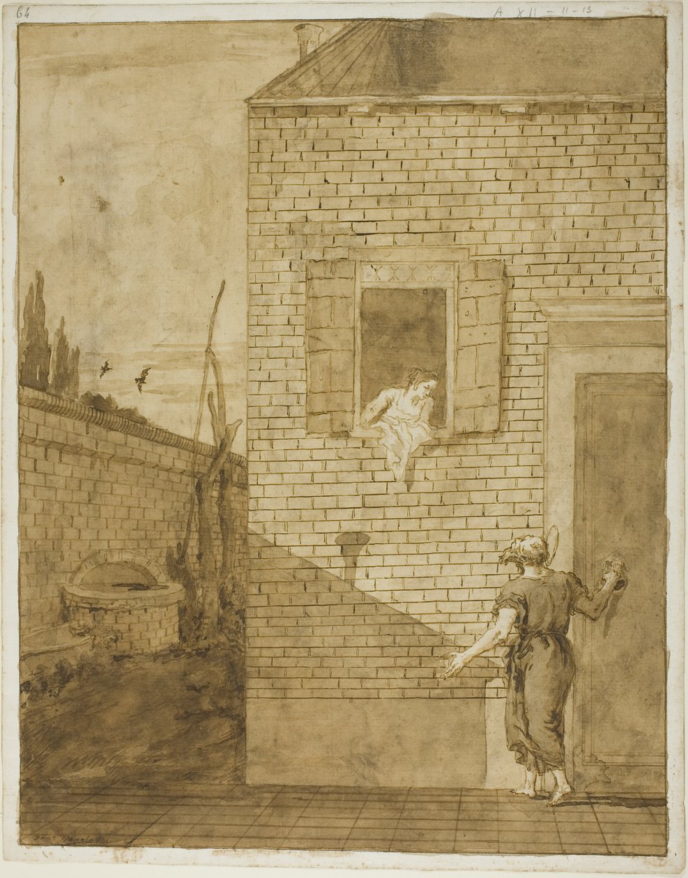 Aziz Peter ve Rhoda by Giovanni Domenico Tiepolo