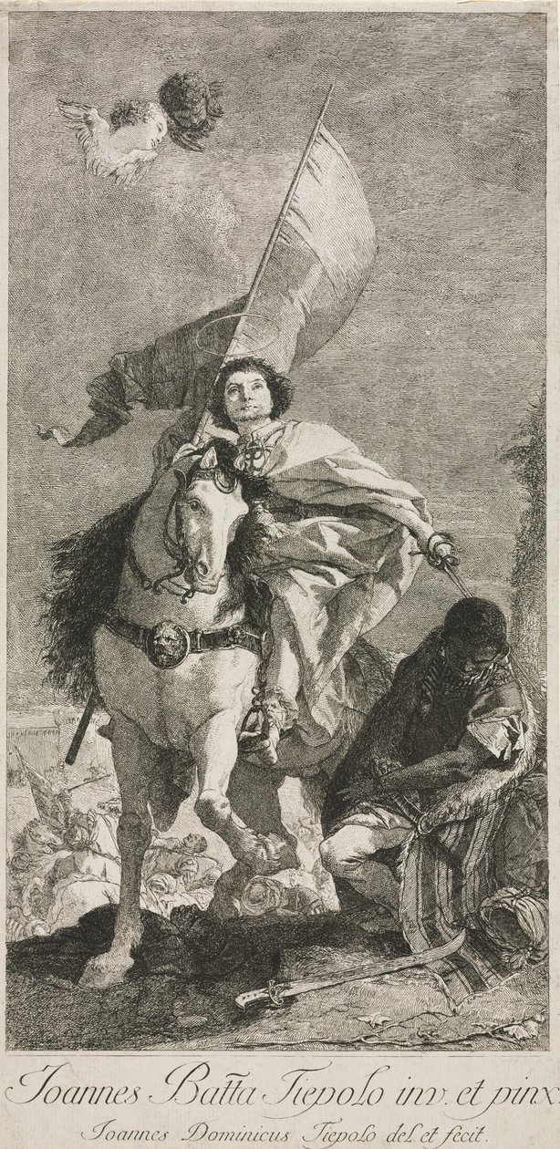Aziz Jacques. by Giovanni Domenico Tiepolo