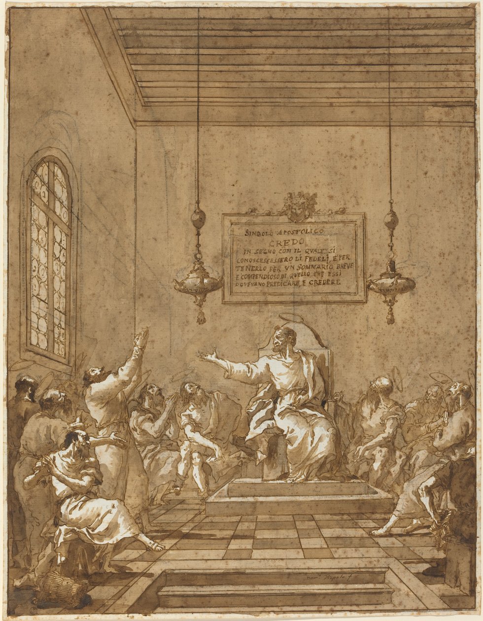 Havarilerin İmanı by Giovanni Domenico Tiepolo