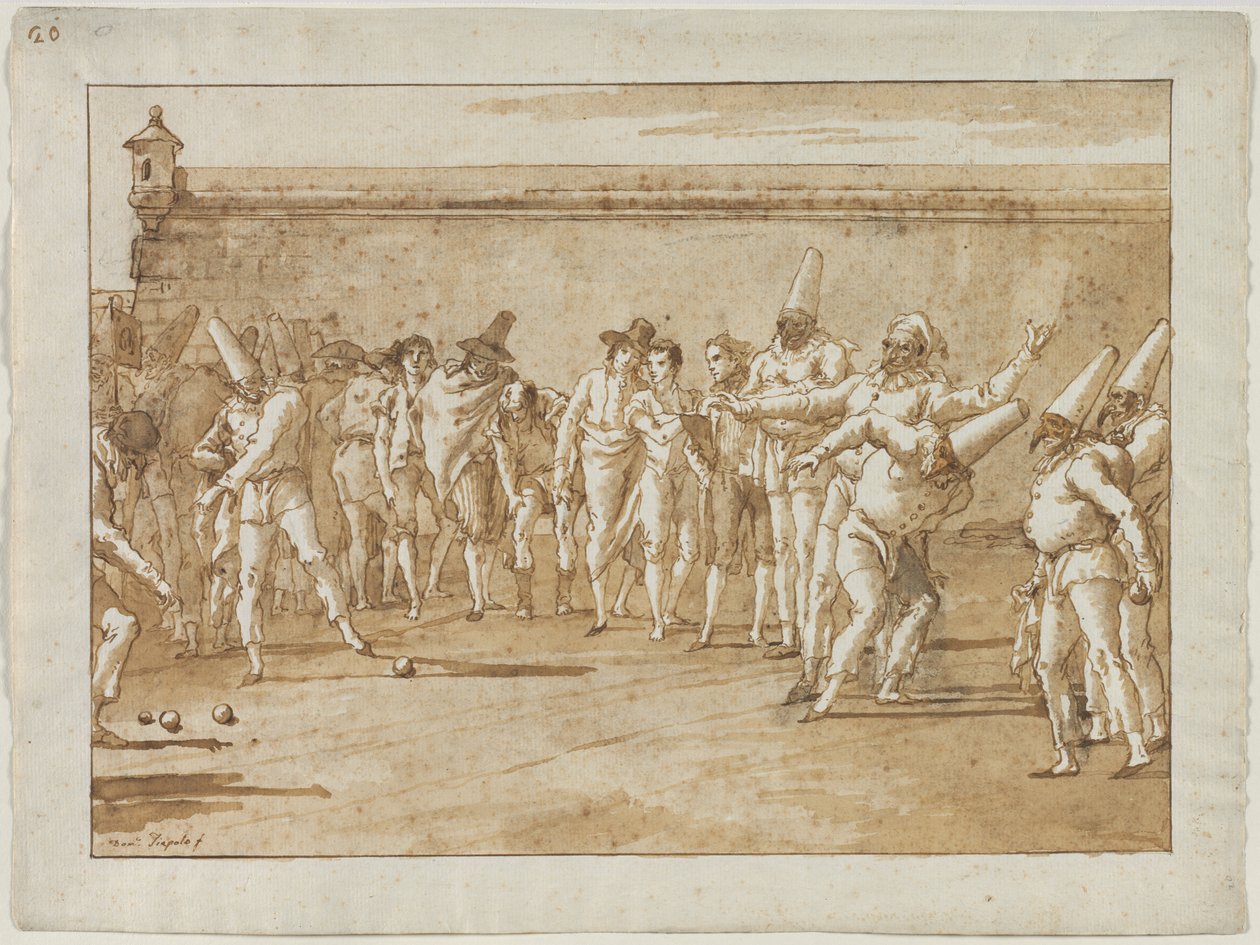 Kase Oyunu by Giovanni Domenico Tiepolo