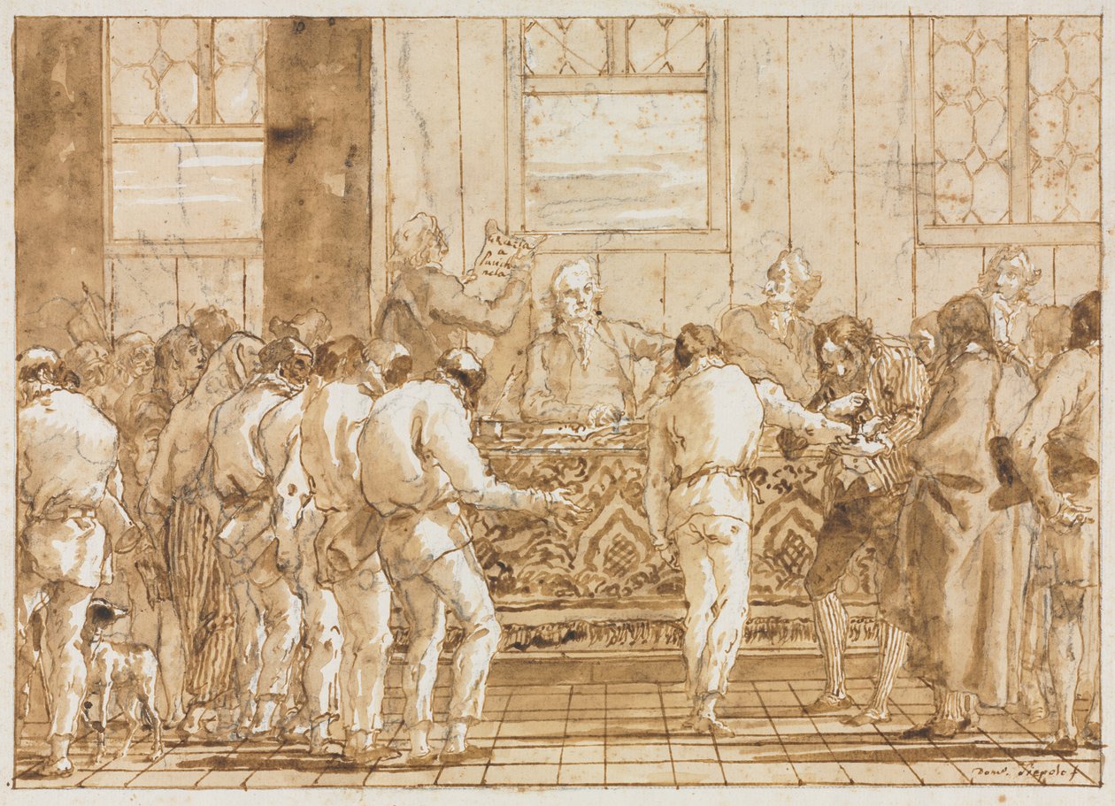Deneme by Giovanni Domenico Tiepolo