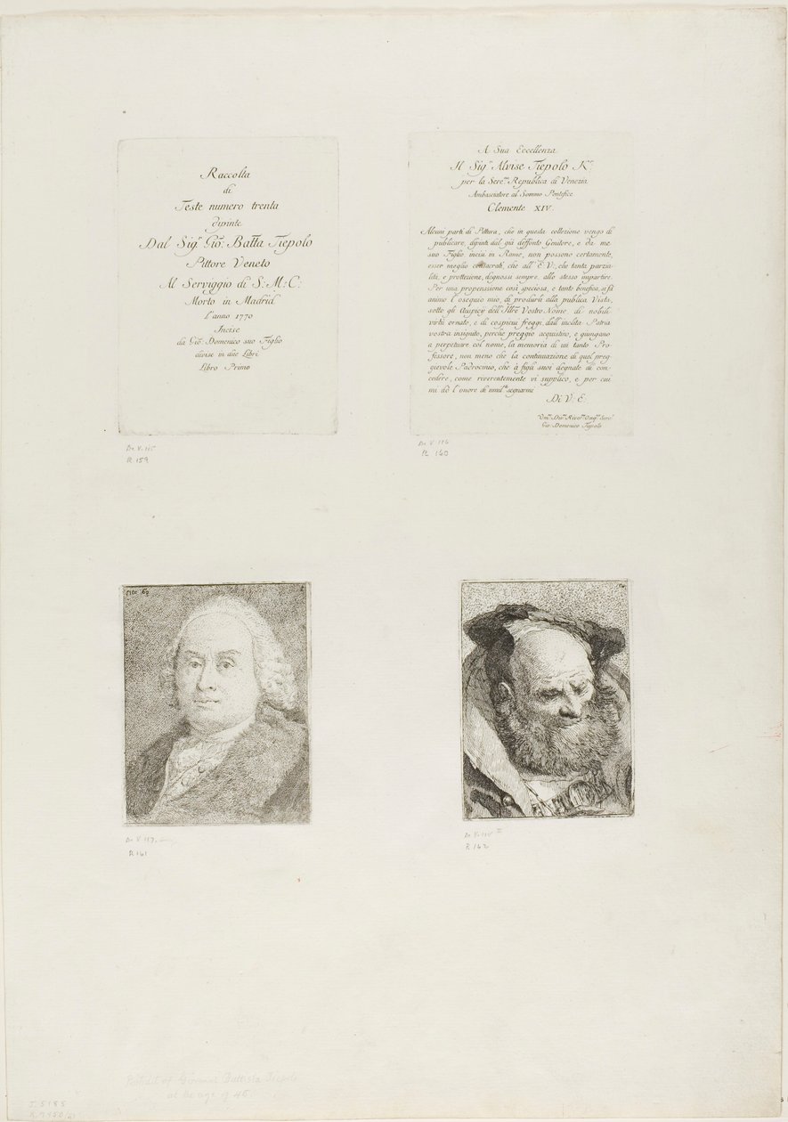 Başlık Sayfası, Adanmışlık, Giambattista Tiepolo
