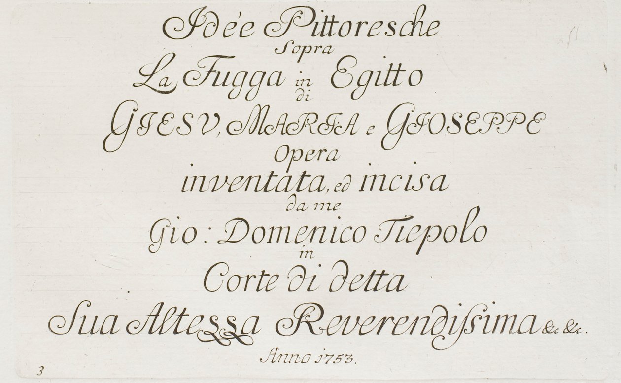  by Giovanni Domenico Tiepolo