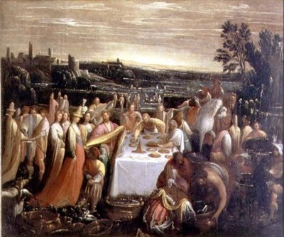 Gölün Kıyısında Ziyafet, 1610-12 by Giovanni Donducci