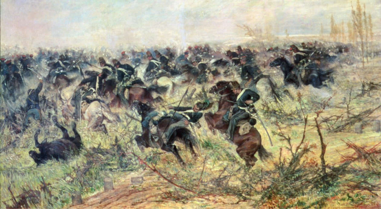 Süvari Hücumu by Giovanni Fattori