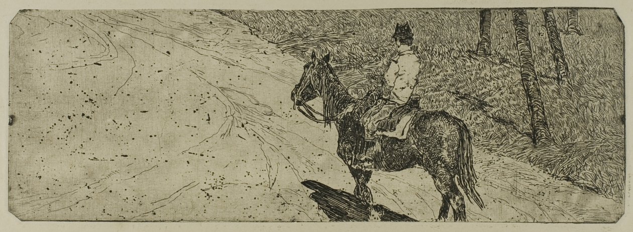 süvari askeri by Giovanni Fattori