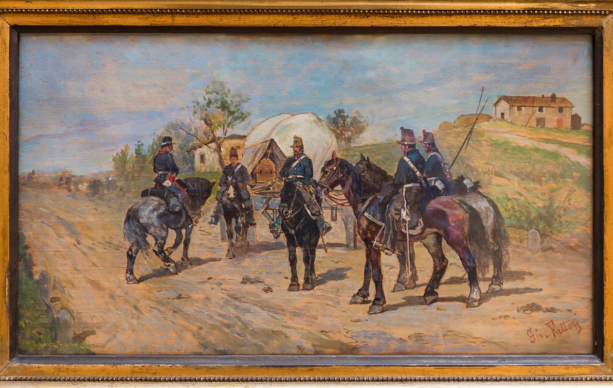 Süvari istirahatte by Giovanni Fattori