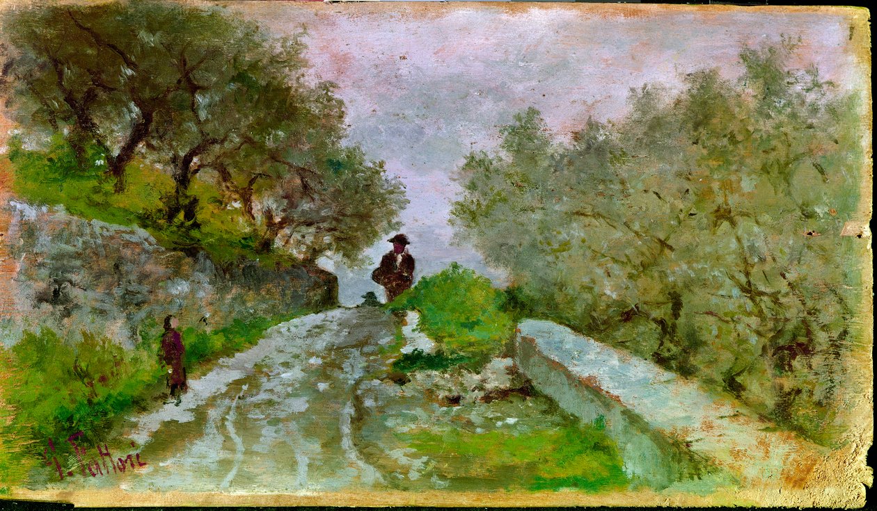 Zeytine Giden Yol Giovanni Fattori