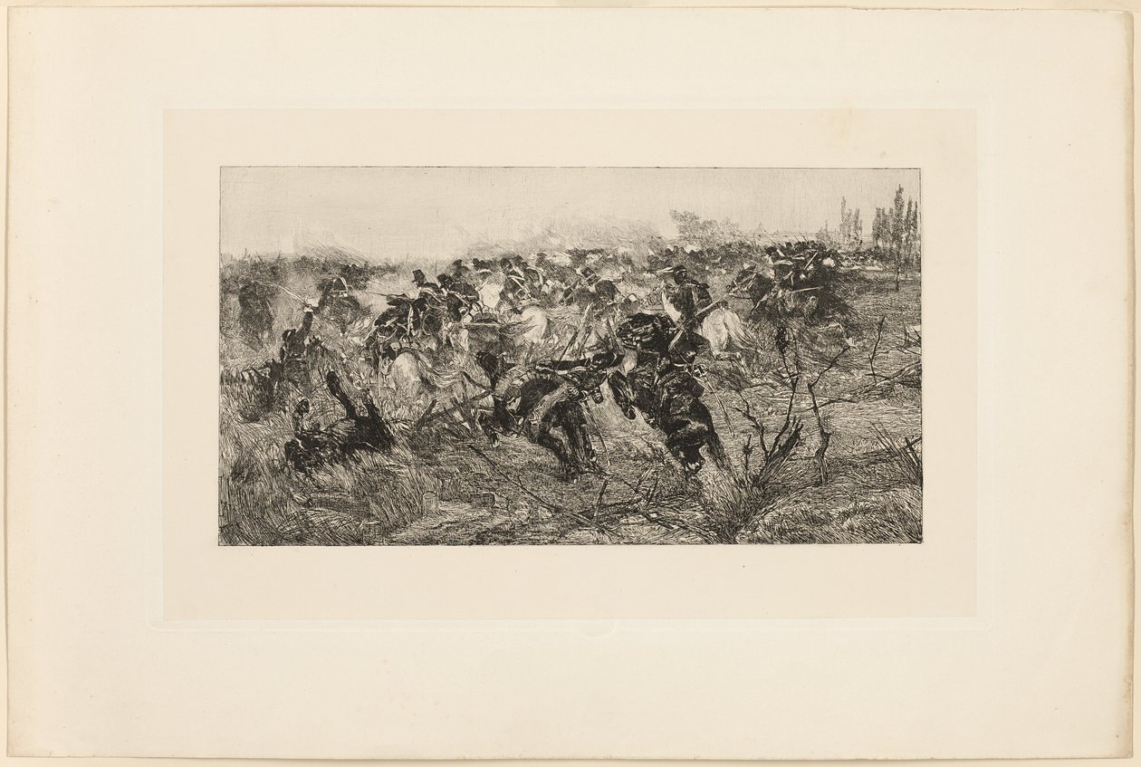 Süvari Hücumu by Giovanni Fattori