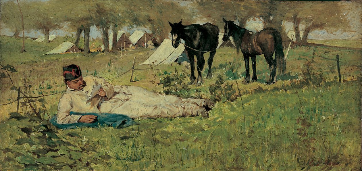 Alana Mektup by Giovanni Fattori