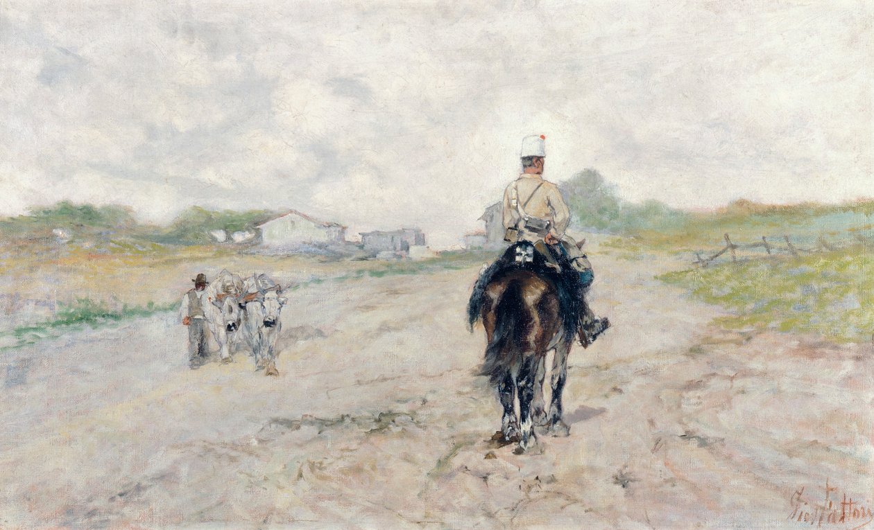 Asker, Giovanni Fattori (1825-1908) by Giovanni Fattori