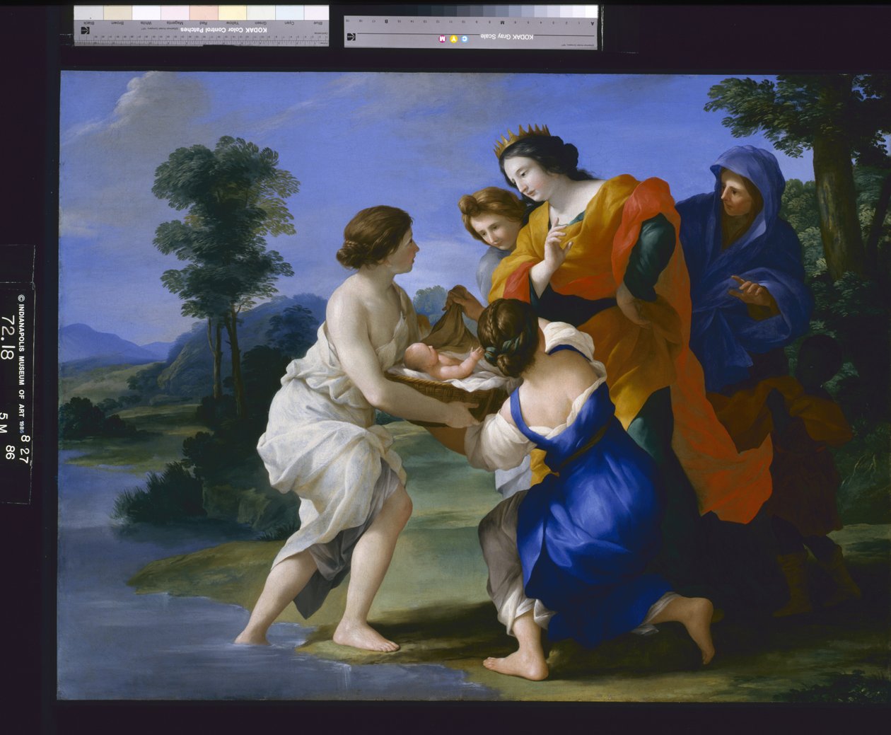 Musa'nın Bulunuşu (tuval üzerine yağlıboya) by Giovanni Francesco (1610 62) Romanelli