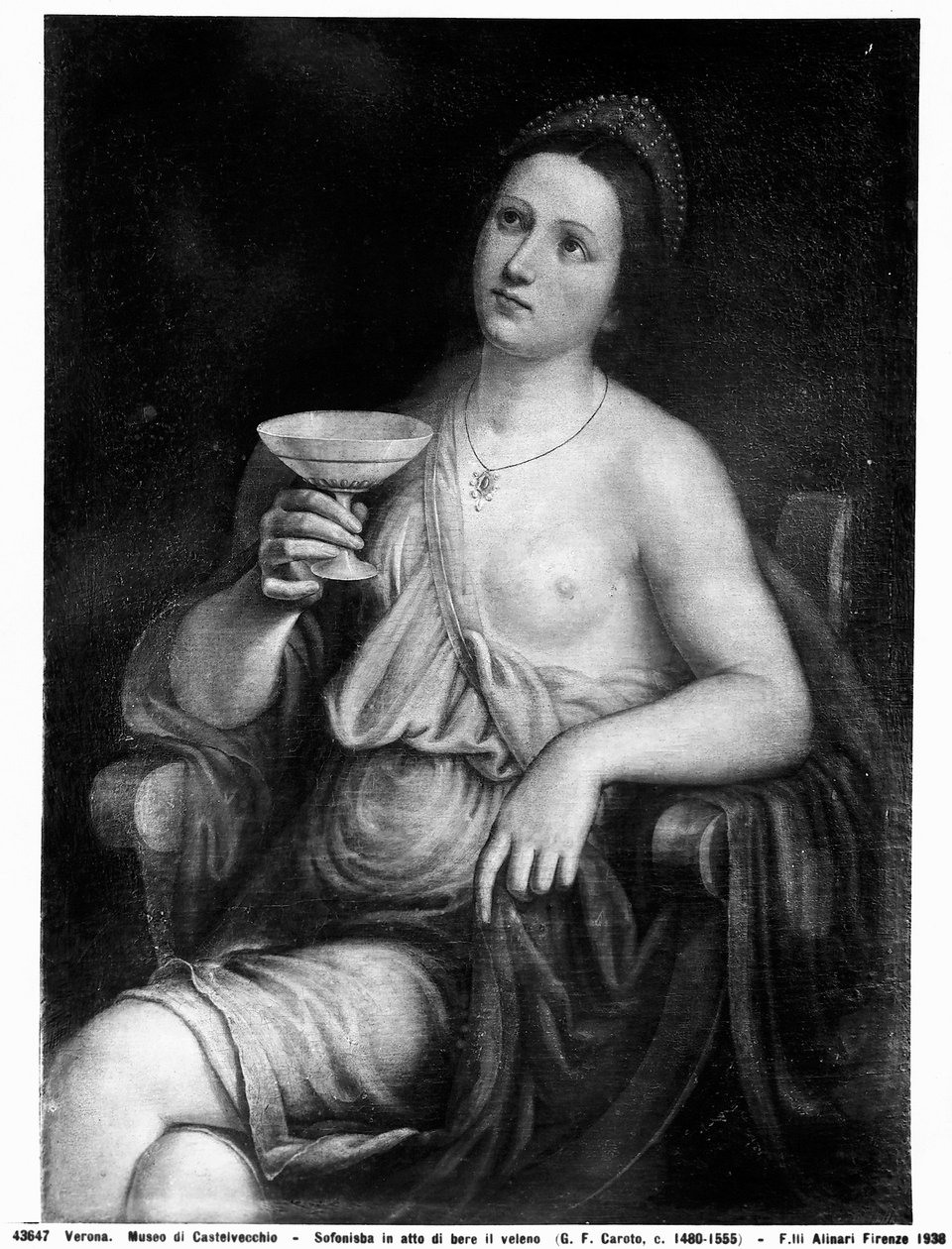 sofonisbe by Giovanni Francesco Caroto