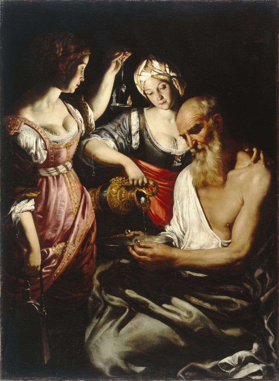 Lût ve Kızları by Giovanni Francesco Guerrieri