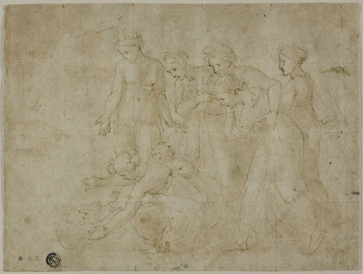 Musa'nın Bulunması by Giovanni Francesco Penni